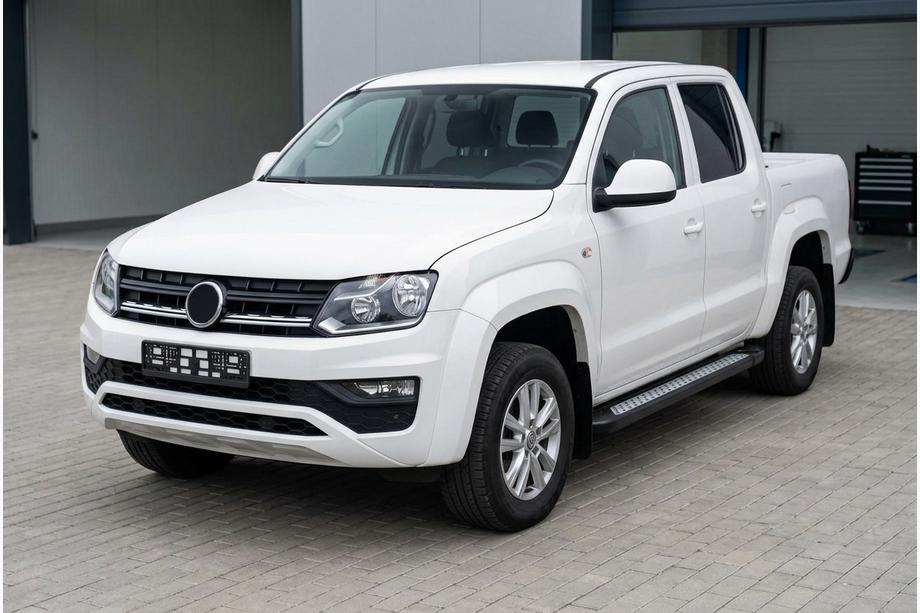 Volkswagen Amarok 2010-2022 Progi Boczne New Vision Black (2 szt., Aluminium) Image