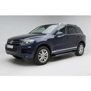 Progi Boczne New Vision Black (2 szt., Aluminium) Volkswagen Touareg 2010-2018 zdjęcia 1