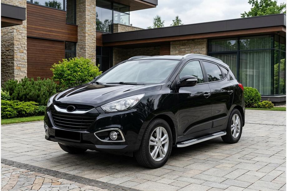 Hyundai IX-35 2010-2015 Progi Boczné Tayga V2 (2 szt., Aluminium) Image