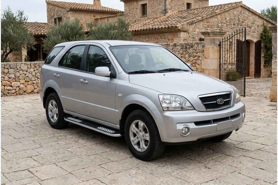 Kia Sorento I BL 2002-2009 Progi Boczné Tayga V2 (2 szt., Aluminium) Image