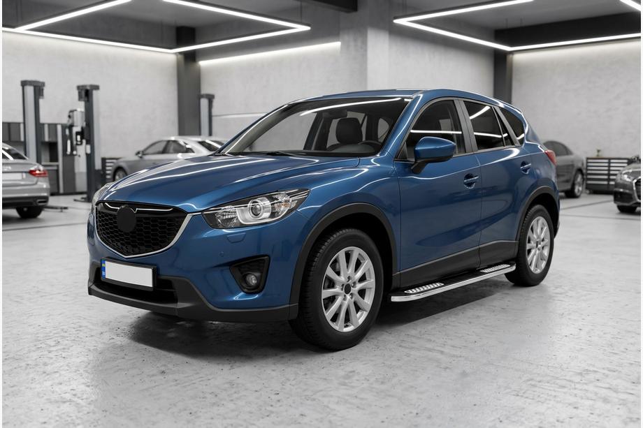 Mazda CX-5 2012-2017 Progi Boczné Tayga V2 (2 szt., Aluminium) Image
