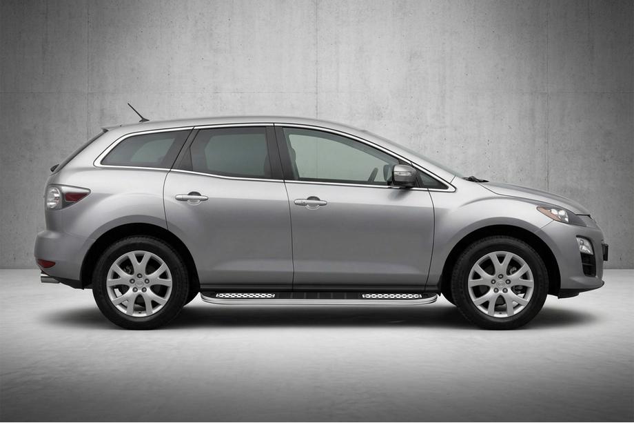 Mazda CX-7 2006-2012 Progi Boczné Tayga V2 (2 szt., Aluminium) Image