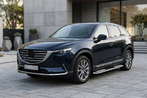 Mazda CX-9 2017- Progi Boczné Tayga V2 (2 szt., Aluminium) zdjęcia 1