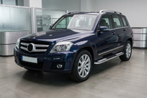 Mercedes GLK class X204 2008-2015 Progi Boczné Tayga V2 (2 szt., Aluminium) zdjęcia 1