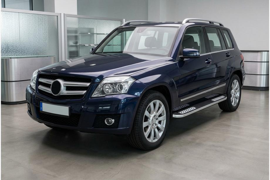 Mercedes GLK class X204 2008-2015 Progi Boczné Tayga V2 (2 szt., Aluminium) Image