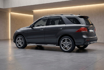 Mercedes GLE/ML class W166 2011-2018 Progi Boczné Tayga V2 (2 szt., Aluminium) zdjęcia 1