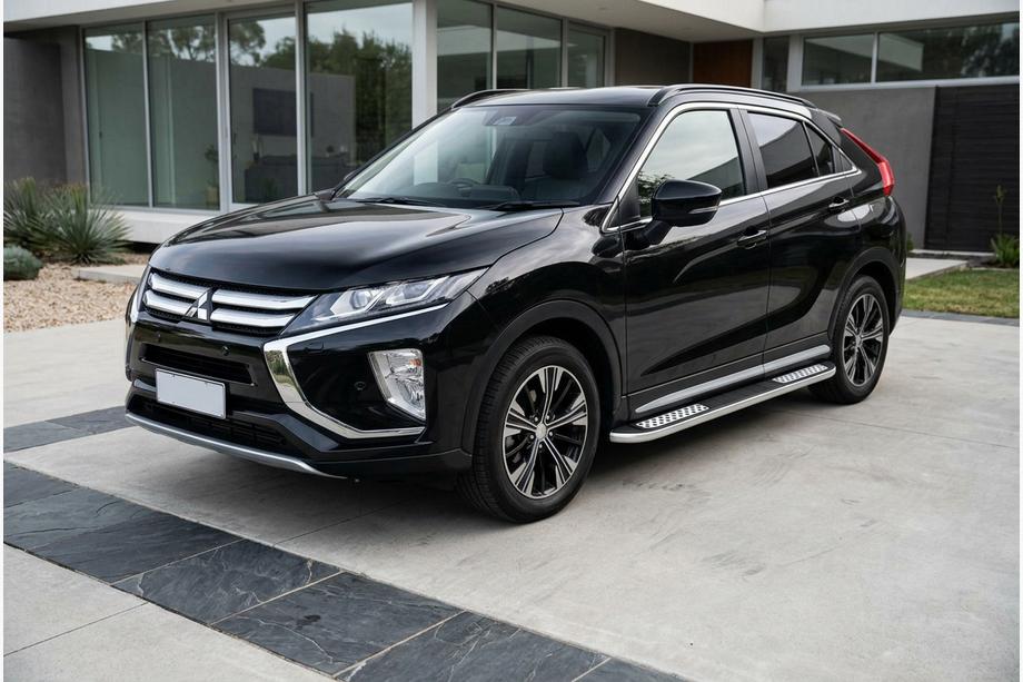 Mitsubishi Eclipse Cross 2017- Progi Boczné Tayga V2 (2 szt., Aluminium) Image