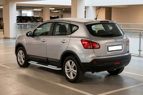 Nissan Qashqai 2007-2010 Progi Boczné Tayga V2 (2 szt., Aluminium) zdjęcia 1