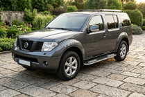 Nissan Pathfinder R51 2005-2014 Progi Boczné Tayga V2 (2 szt., Aluminium) zdjęcia 1