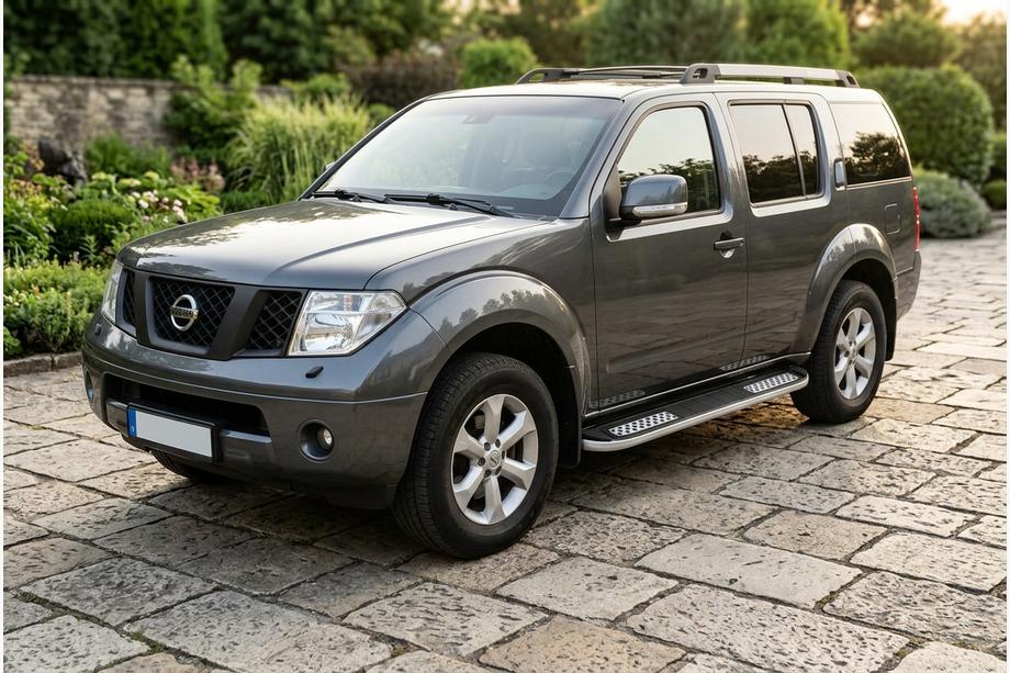 Nissan Pathfinder R51 2005-2014 Progi Boczné Tayga V2 (2 szt., Aluminium) Image