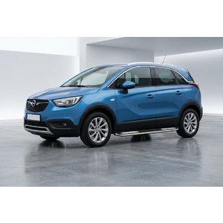 Progi Boczné Tayga V2 (2 szt., Aluminium) Opel Crossland X 2017-2024 zdjęcia 1