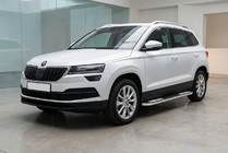Skoda Karoq 2018- Progi Boczné Tayga V2 (2 szt., Aluminium) zdjęcia 1
