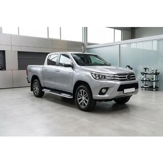 Progi Boczné Tayga V2 (2 szt., Aluminium) Toyota Hilux 2015- zdjęcia 1