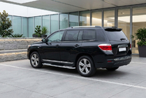 Toyota Highlander 2008-2013 Progi Boczné Tayga V2 (2 szt., Aluminium) zdjęcia 1