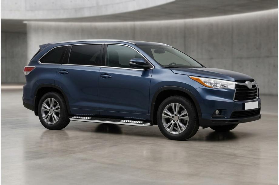 Toyota Highlander 2013-2019 Progi Boczné Tayga V2 (2 szt., Aluminium) Image