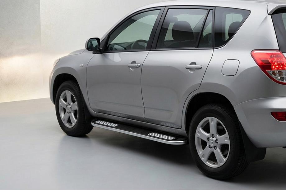 Toyota Rav 4 2006-2013 Progi Boczné Tayga V2 (2 szt., Aluminium) Image