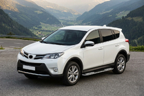 Toyota Rav 4 2013-2018 Progi Boczné Tayga V2 (2 szt., Aluminium) zdjęcia 1