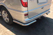 Mercedes Vito W639 2004-2014 Tylne narożniki AK003 (2 szt., stal nierdzewna) zdjęcia 1