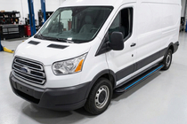 Ford Transit 2014- Progi Boczné Maya Blue (2 szt., Aluminium) zdjęcia 1