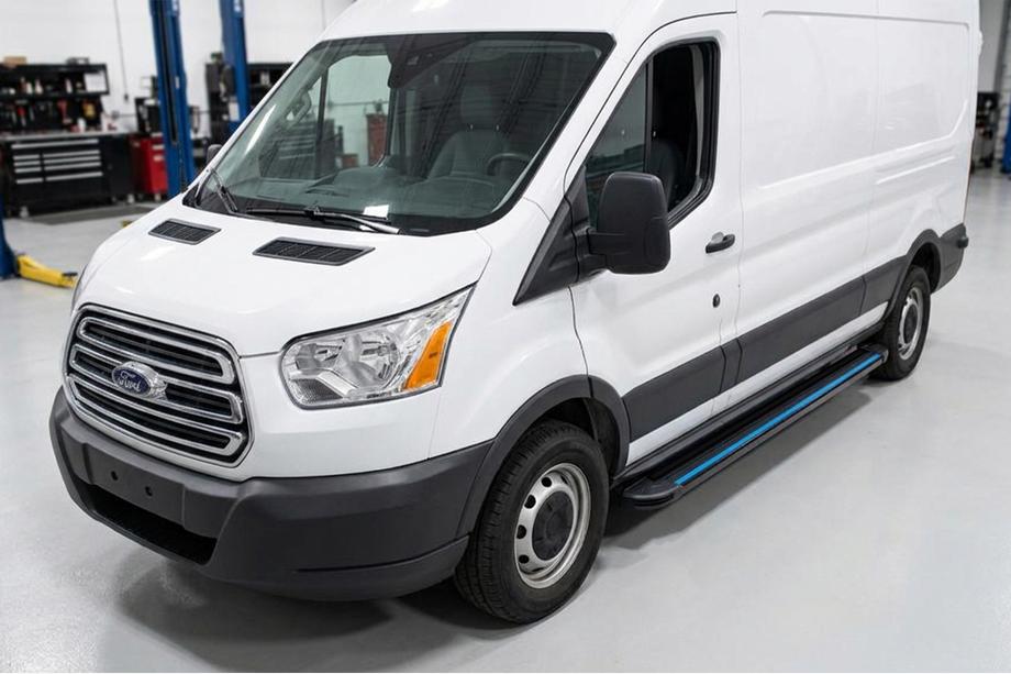 Ford Transit 2014- Progi Boczné Maya Blue (2 szt., Aluminium) Image