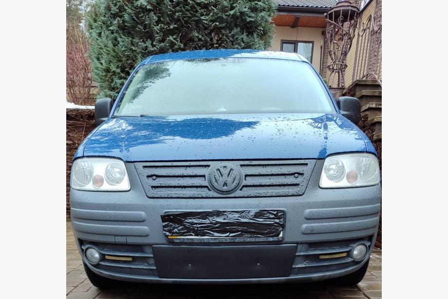 Volkswagen Caddy 2004-2010 Zimowa osłona na kratkę (dolna) połysk Zdjęcia 2