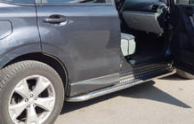 Subaru Forester 2013-2018 Progi Boczné Premium (2 szt., Stal Nierdzewna) Ø60 zdjęcia 2