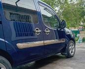 Fiat Doblo I 2005-2010 Listwy Drzwiowe Szeroki Model (4 szt, Stal Nierdzewna) OmsaLine - Włoska Stal Nierdzewna zdjęcia 2
