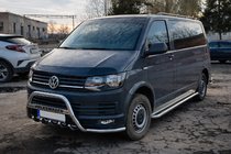 Volkswagen T6 2015-2024 Orurowanie przednie WT004-ST (stal nierdzewna) zdjęcia 4