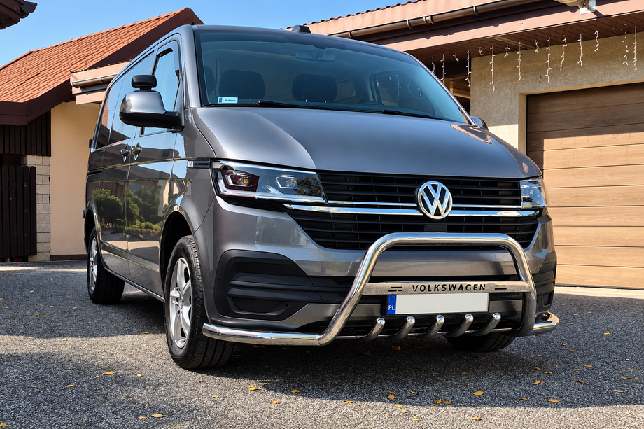 Volkswagen T6 2015-2024 Orurowanie przednie WT004-ST (stal nierdzewna) Image