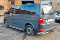 Volkswagen T6 2015-2024 Tylne narożniki AK003-Double (2 szt., stal nierdzewna) zdjęcia 3