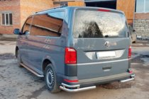 Volkswagen T6 2015-2024 Tylne narożniki AK003-Double (2 szt., stal nierdzewna) zdjęcia 4
