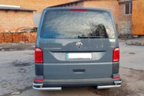 Volkswagen T6 2015-2024 Tylne narożniki AK003-Double (2 szt., stal nierdzewna) zdjęcia 5