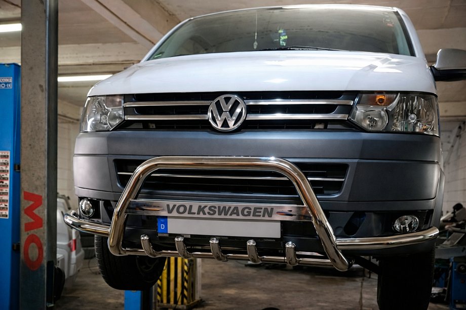 Volkswagen T5 2010-2015 Przedni Pałąk WT004ST (Stal Nierdzewna) Image