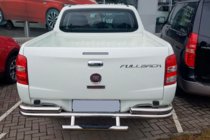 Fiat Fullback 2016- Tylny Ochraniacz AK-Special (Stal Nierdzewna) zdjęcia 5