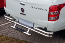 Fiat Fullback 2016- Tylny Ochraniacz AK-Special (Stal Nierdzewna) zdjęcia 1