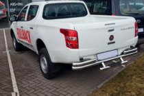 Fiat Fullback 2016- Tylny Ochraniacz AK-Special (Stal Nierdzewna) zdjęcia 2