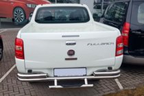 Fiat Fullback 2016- Tylny Ochraniacz AK-Special (Stal Nierdzewna) zdjęcia 3