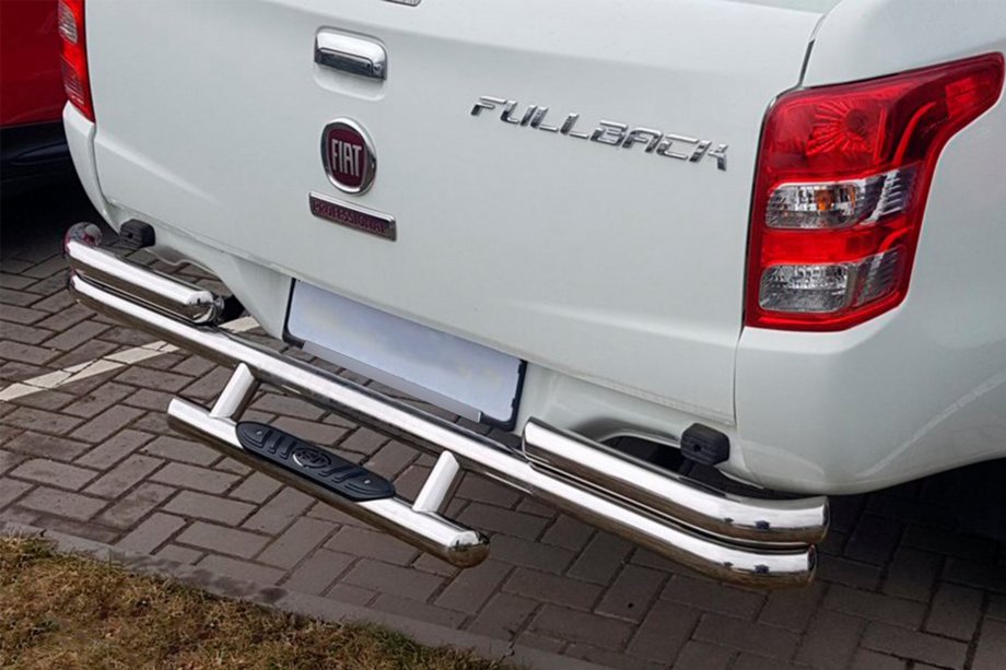 Fiat Fullback 2016- Tylny Ochraniacz AK-Special (Stal Nierdzewna) Image