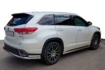 Toyota Highlander 2013-2019 Osłona tylna AK005-2 (2 szt., stal nierdzewna) zdjęcia 1