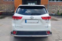 Toyota Highlander 2013-2019 Osłona tylna AK005-2 (2 szt., stal nierdzewna) zdjęcia 4