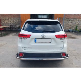 Osłona tylna AK005-2 (2 szt., stal nierdzewna) Toyota Highlander 2013-2019 zdjęcia 3