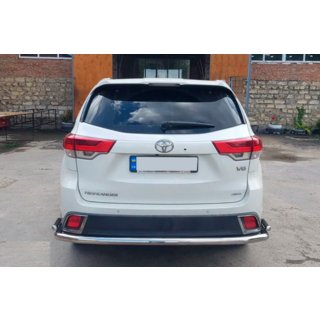 Osłona tylna AK005-2 (2 szt., stal nierdzewna) Toyota Highlander 2013-2019 zdjęcia 4
