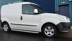 Fiat Doblo II 2010-2022 Nakładki na Klamek Chromowane (4 szt., Stal Nierdzewna) OmsaLine - Włoska Stal Nierdzewna zdjęcia 2