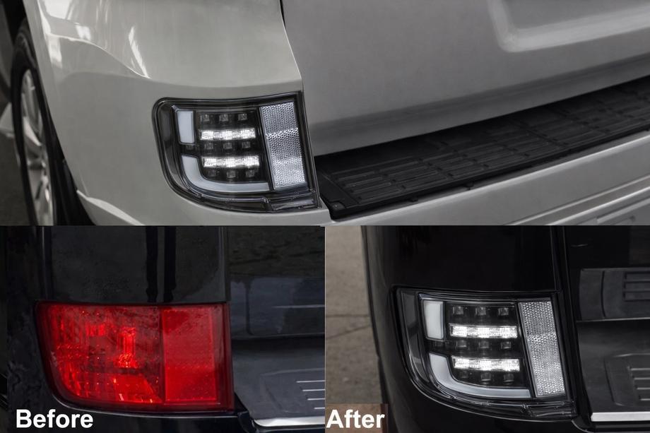 Toyota Land Cruiser 200 2007-2021 Tylne Światła Przeciwmgielne 2016-2021 (Executive Black) Image