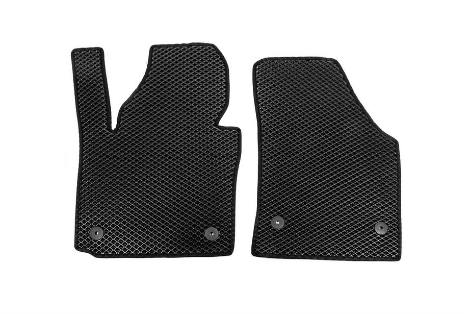 Volkswagen Caddy 2004-2010 Dywaniki EVA (czarne) 5 szt, przód i tył (standard, 1 drzwi przesuwne) Zdjęcia 24