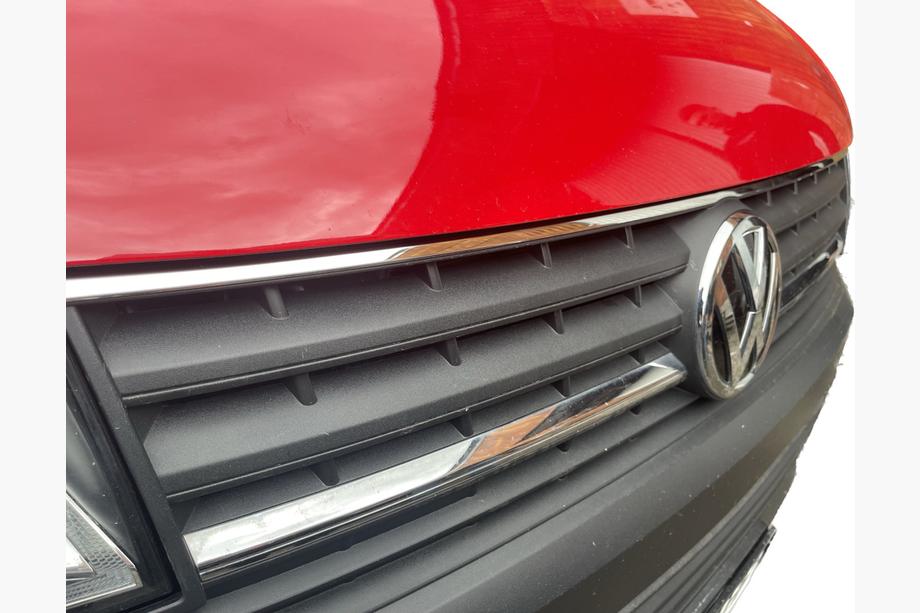 Volkswagen T6 2015-2024 Nakładka górna na grill 2015-2019 (1 szt, stal nierdzewna) Zdjęcia 4