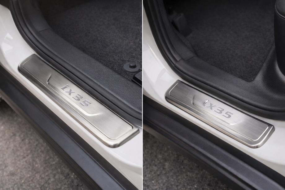 Hyundai IX-35 2010-2015 Nakładki progowe Libao (4 szt, stal nierdzewna) Image