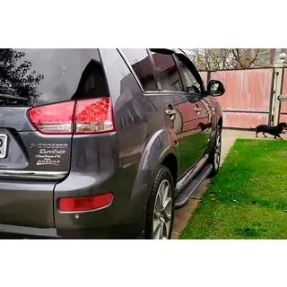 Progi boczne Bosphorus Grey (2 szt., aluminium) Mitsubishi Outlander 2006-2012 zdjęcia 4