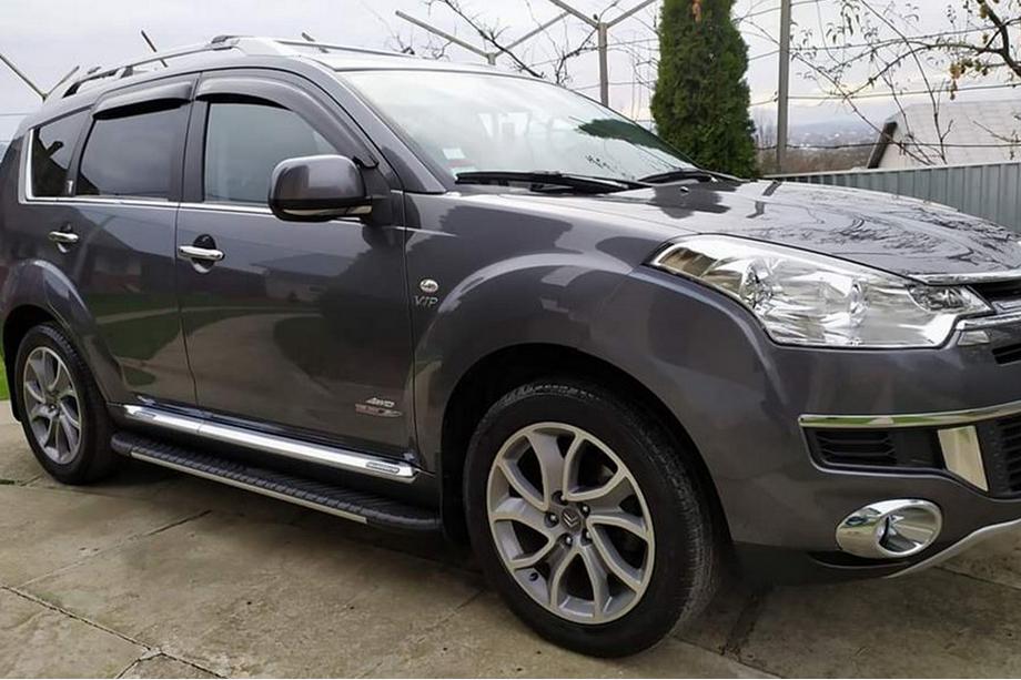 Citroen C-Crosser 2007-2013 Progi boczne Bosphorus Grey (2 szt., aluminium) Image