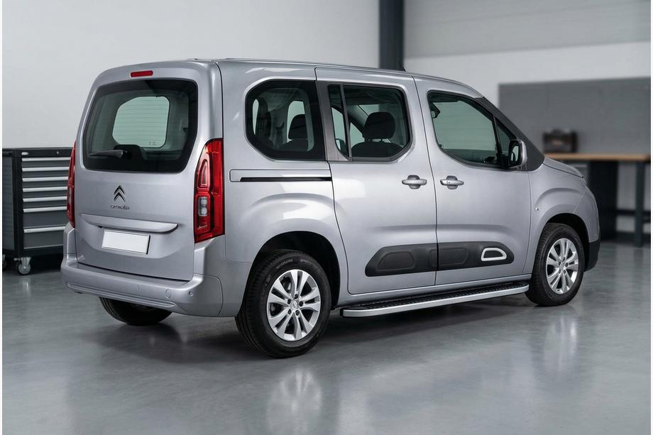 Citroen Berlingo/Multispace 2018- Progi Boczne Tayga Grey (2 szt., Aluminium) Image